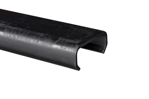 Steel C-Channel Slide Track - 6 FT - Raw