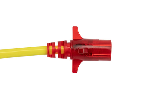 Hopkins 4 round male to 4 round male Flex-Coil Vehicle Plug Adapter with Nite-Glow