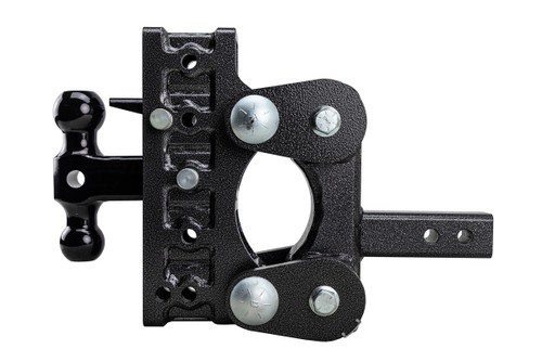 BOSS Torsion-Flex 16K 7.5" Drop Adjustable Ball Mount with 2" & 2-5/16" Versa-ball and Pintle Lock