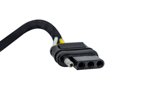 Hopkins 4 Round to 4 Flat Vehicle Plug Adapter with Flexible Wires