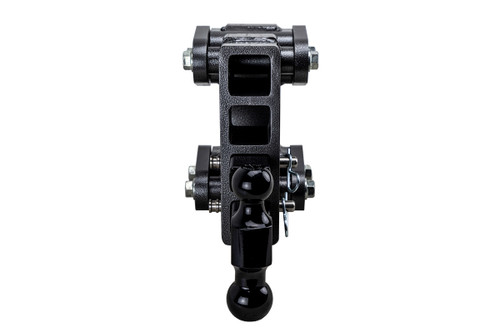 BOSS Torsion-Flex 2-1/2" 16K 5" Drop Adjustable Ball Mount with 2" & 2-5/16" Versa-ball and Pintle Lock
