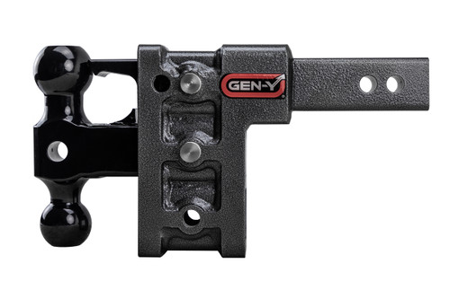 Mega-Duty 16K 5" Drop/Rise Adjustable Ball Mount