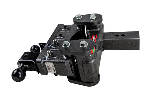 BOSS Torsion-Flex 2-1/2" 21K 6" Drop Adjustable Ball Mount with 2" & 2-5/16" Versa-ball and Pintle Lock