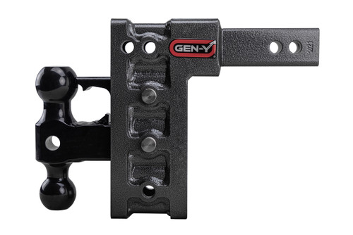 Mega-Duty 16K 7-1/2" Drop/Rise Adjustable Ball Mount
