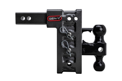 Mega-Duty 16K 7-1/2" Drop/Rise Adjustable Ball Mount
