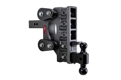 BOSS Torsion-Flex 2-1/2" 21K 9" Drop Adjustable Ball Mount with 2" & 2-5/16" Versa-ball and Pintle Lock