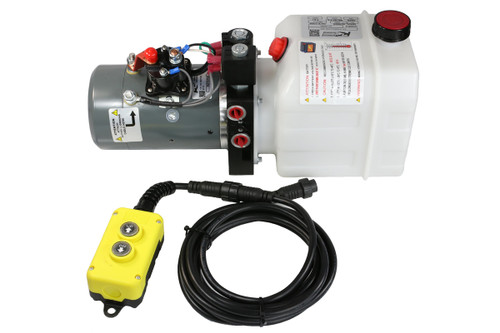 Dual Action Hydraulic Pump with Remote - 3 Qt
