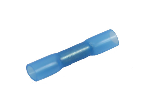 Blue Butt Connector / Heat Shrink 16 - 14 gauge