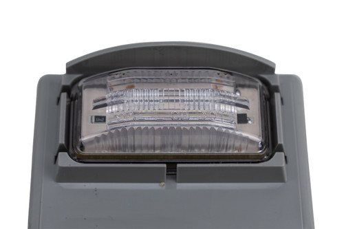 LED Snap in License plate light with gray bracket
