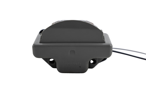 LED Snap in License plate light with gray bracket