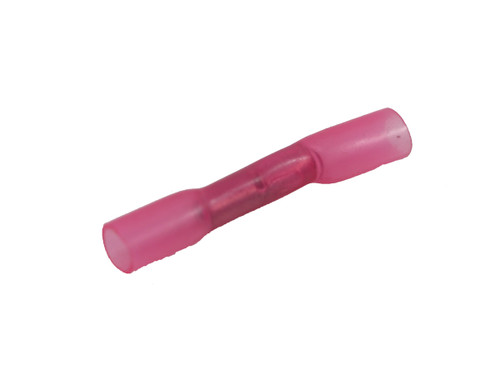 Red Butt Connector / Heat Shrink 22-18 gauge