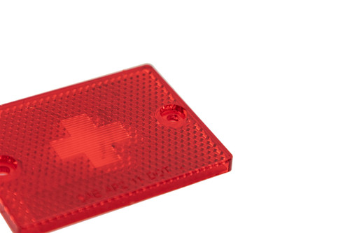 Flat Replacement Side Marker Lens - Red
