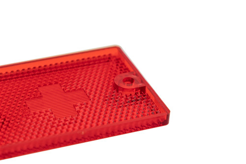 Flat Replacement Side Marker Lens - Red