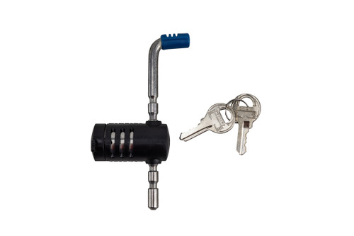 1/4" stainless steel adjustable trailer coupler lock