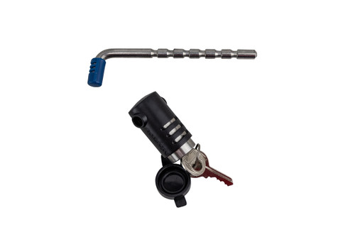 1/4" stainless steel adjustable trailer coupler lock