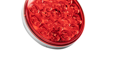 4" Round 21-Diode LED Stop/Turn/Tail Light - Red