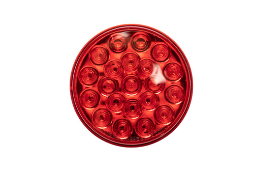 4" Round 21-Diode LED Stop/Turn/Tail Light - Red