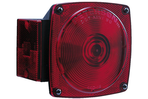 4-1/2" Rectangular Incandescent Stop Turn Tail Light & License Light