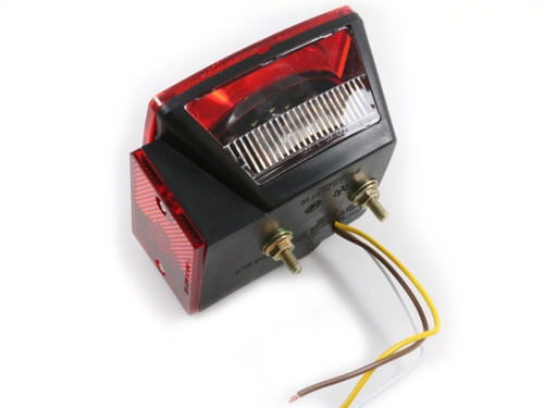 Square LED Stop/Turn/Tail Light - Red - LH