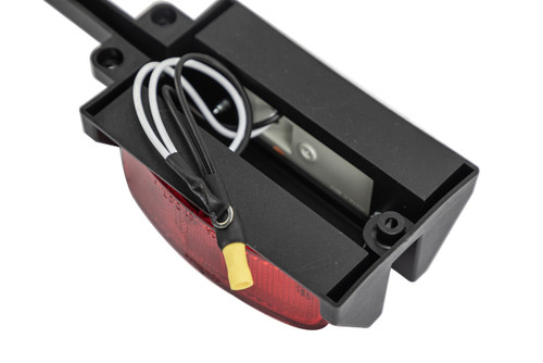 incandescent trailer fender light with red and amber lens - Drivers Side