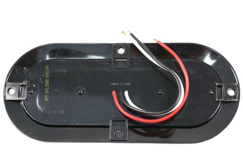 6.5" LED Oval Stop Turn & Tail Light - Plastic Housing - Red