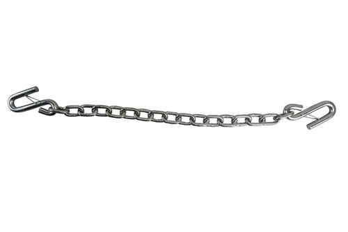 Trailer Safety Chain with S hooks - 48" Long - 5,000 lbs