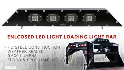 Enclosed LED Light Bar - 9,600 lumens - Weather Sealed
