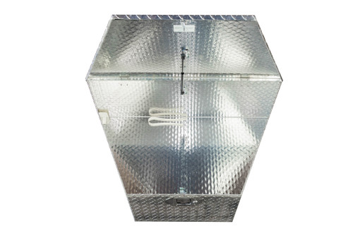 Diamond Plate Aluminum A-Frame Tool Box 40"-XL Large