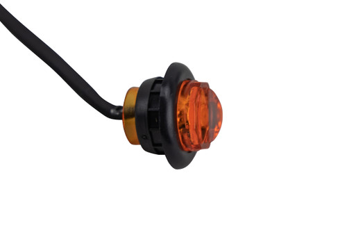 3/4" Round LED Amber Clearance / Marker Light