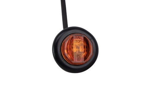 3/4" Round LED Amber Clearance / Marker Light