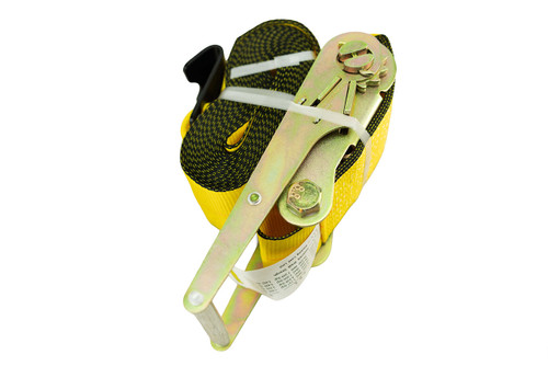 4"x30' Strap & Ratchet Combo-Flat Hook