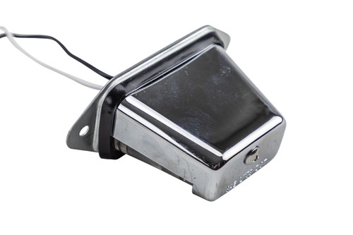 LED Ear Mount License Plate Light with Chrome Housing
