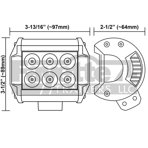 LAMPHUS CRUIZER 18 Watt LED Spot Light - 4"