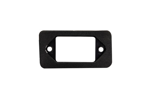 Black Mounting Bracket for Mini Trailer Lights - Open Back