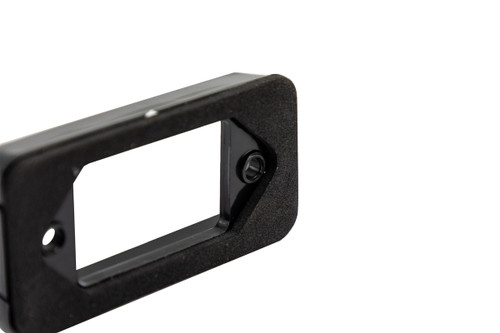 Black Mounting Bracket for Mini Trailer Lights - Open Back
