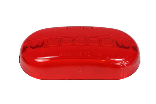 Oblong Replacement Lens - Red