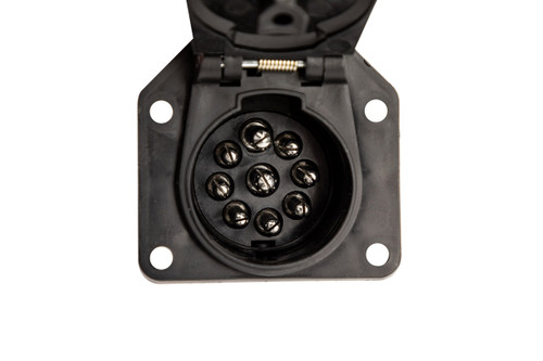 Plastic 9 Pole Vehicle Plug - Hardwire Version