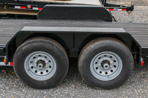 Tandem Axle Steel Fender 9x72 - 16" wheels
