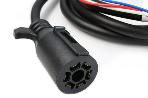 9' Molded Cord & 7-way RV Plug - Bumper Pull