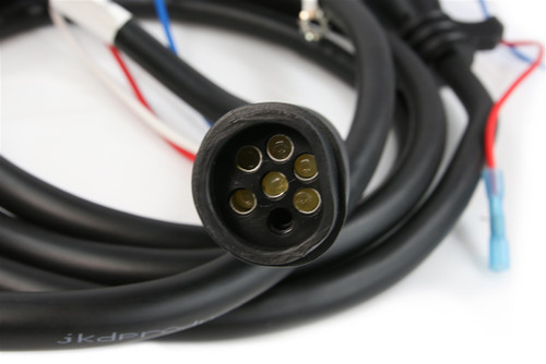 9' Molded Cord & 7-way RV Plug - Bumper Pull