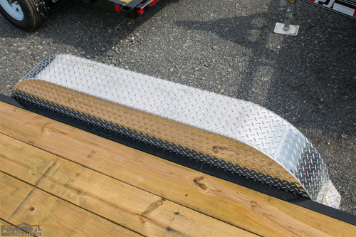 Tandem Axle Tear Drop Aluminum Fender 9x72 - 15" Wheels