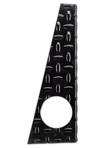 Dump Trailer Fender Light Gusset - Front