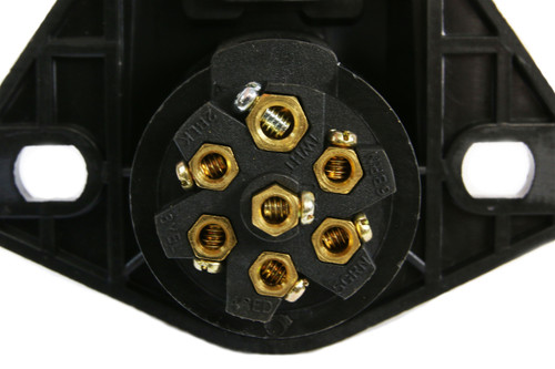 7-pole Tow Vehicle Side Electrical Plug - Plastic