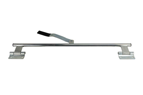 Cam-action Door Latch with 36" Pipe - Zinc finish for Enclosed Trailer