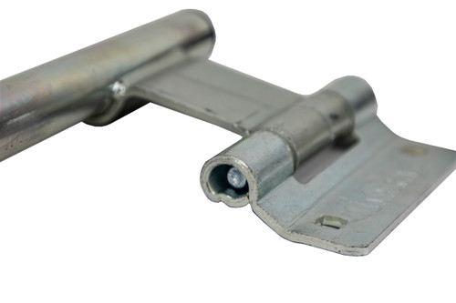 Cam-action Door Latch with 36" Pipe - Zinc finish for Enclosed Trailer