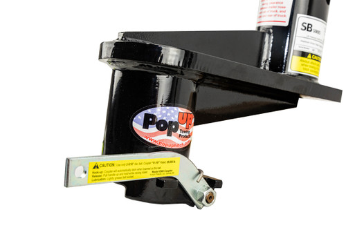 Pop-Up 9" Offset Gooseneck Coupler - 4" Round Tube