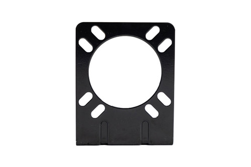 Black Steel Mounting Bracket for 7 RV Vehicle Plug