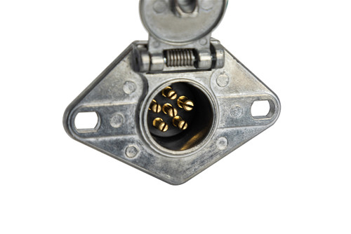 4 Flat to 6 Pole Vehicle Plug Adapter