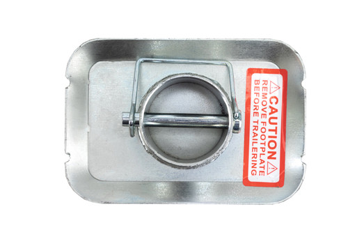 Detachable Footplate with Pin for A-Frame Trailer Jacks