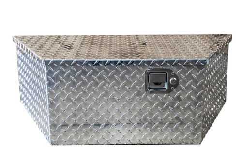 Diamond Plate Aluminum A-Frame Tool Box 35"- Large
